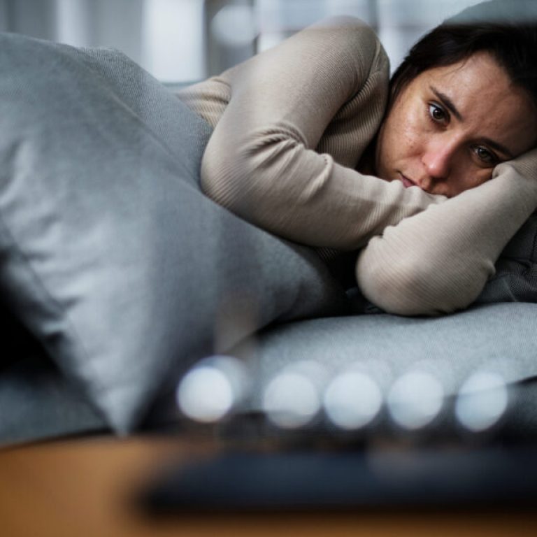 Depressed woman