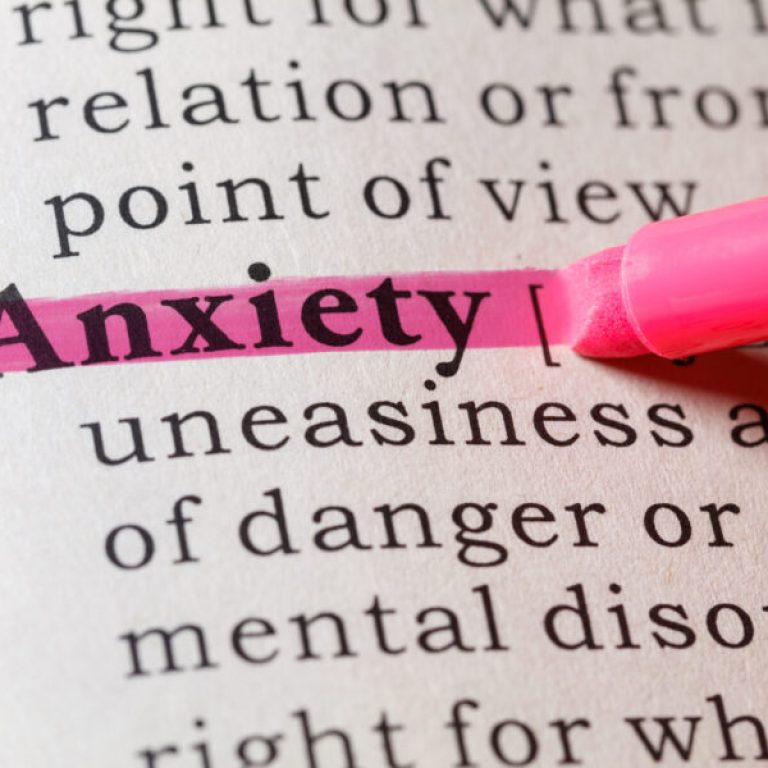 Fake Dictionary, Dictionary definition of the word anxiety.